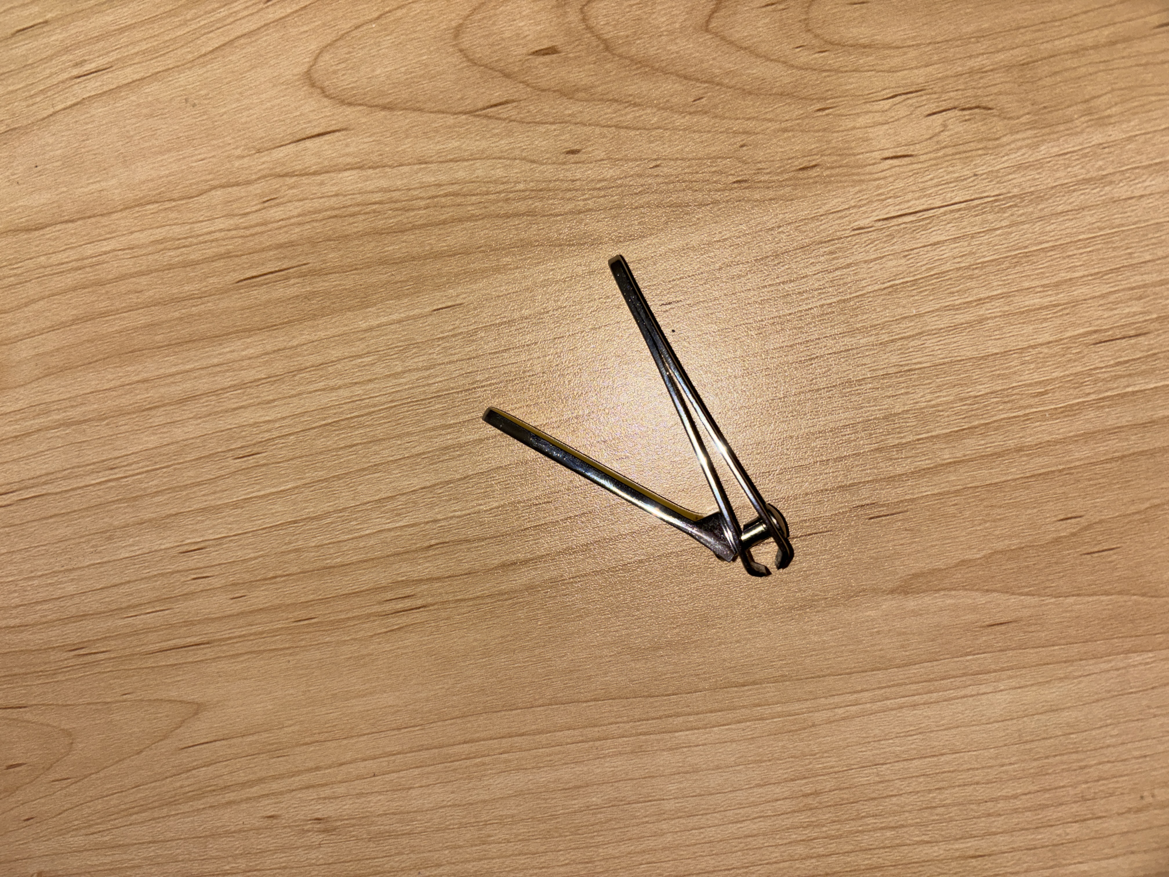 Top view of Nail clippers